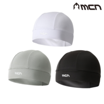 MCN 쿨 이펙트 스컬캡 3종 택1 자전거모자, 화이트 free