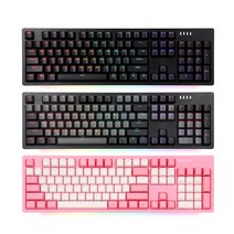 앱코 AN02 RGB BAR 게이밍 기계식 키보드, 블랙적축