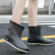 여름 여자 패션 신발 장마철 대비 방수 앵클 레인 비오는날 데이트 캠핑 부츠 주방일 낚시 yejidi0416*92121470Lf