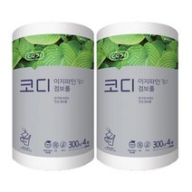 코디 점보롤 이지파인 업소용화장지 2겹 300m 4롤x2팩