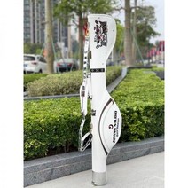 지팡스튜디오 류큐 골프총가방 라이온볼가방 남녀연습가방 이지웨어, 화이트실버