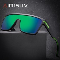 안경테 AIMISUV 남성용 편광 선글라스 Oversize Square Anti UV400 남성용 거울 Sun Glasses Original Driving Goggles 여성용 z