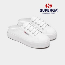 [수페르가_제화] [공식판매] 수페르가 2397 뮬 키높이 스니커즈 WHITE 화이트