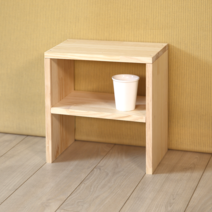 양지가구 원목 양발이선반 2단310, 양발이2단310 칠레송