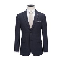 코오롱 브렌우드 남성 액션수트 라인 마이크로 울 정장 자켓 네이비 투버튼 행거치프 클래식 상의 BRFFA20731NYX