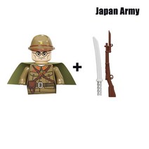 호환레고 WW2 군대 빌딩 블록 소련 미국 영국 프랑스 중국 군인 미니 액션 피규어 브릭 장난감 어린이 크, 38 1pcs