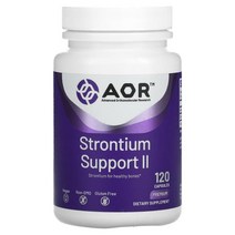 Advanced Orthomolecular Research AOR Strontium Support II 식물성 캡슐 120정, 기본