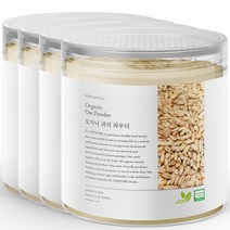 닥터비옴 유기농 100% 귀리 가루, 4개, 100g