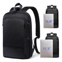 밴지 Ultra Thin 방수 노트북 백팩 BG-77115, 블랙