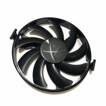 무소음 cpu 쿨러 공랭 팬 수냉식DIY 대체 RX400 GPU VGA 쿨러 그래픽 카드 팬 FDC10H12S9-C XFX RX 460/470, 한개옵션0