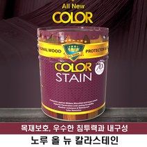 노루페인트 칼라스테인16L, 투명