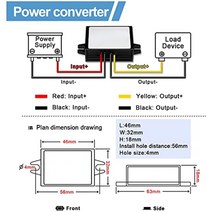 강압기 DC 컨버터 감속기 30-90v 24v 60v ~ 스텝 다운 벅 1A 골프 카트 자동차 장치 용 dc 전압 조정기, 01 30-90v_01 24V