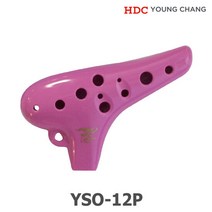 영창 소프라노 오카리나 YSO-12P 핑크, 단품