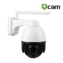 큐캠 FHD 고화질 보안 팬틸트 IP카메라 실외용, QCAM-K7
