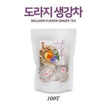 건생차 도라지차 티백 도라지 생강차 말린 생강 건강차 건강 건생강 효능 해썹인증 진저롤 진지베렌 국내산 백프로 저온건조 침출차 삼각티백, 도라지생강차100티백*2개