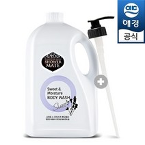 샤워메이트 대용량 바디워시 스위트모이스춰 4000ml+펌프, 1개