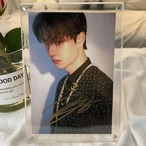 왕이보의 사인 액자 앨범 같은 장식 연예인 아이돌 선물, [04] 4, [01] W11.7xH16.9cm