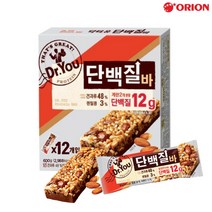오리온 닥터유 단백질바 50g X 3입 4각( 50g *12개 ) 단백질 보충, 150g, 4개