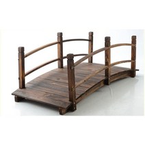 아치형 원목 다리 정원 마당 전원주택 연못 브리지 조경 공원, 180 x 68 x 59 cm