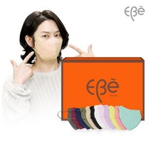 이비에 컬러마스크 새부리형 10매씩 주문시 박스포장 귀편한 숨쉬기편한 패션 김희철 연예인 홈쇼핑 공식 판매계약업체, 대형L, 카키