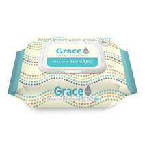 리빙티슈 그레이스 물티슈 캡형, 100매, 30개