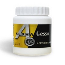 (알파) 젯소 500ml 대 골드라벨 아크릴용 Alpha Gesso, 1개, 250ml