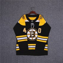 NHL 보스턴 브루인스 블랙 긴팔유니폼 힙합티셔츠 B425