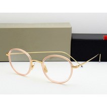 티타늄안경테 동그란안경테 동글이 Thom브랜드 합금 아세테이트 TB905 남녀공용 빈티지 라운드형 안경 근시