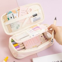 ANGOO 투지퍼 신확장형 파우치, 주식회사ANGOO 신형확장-블루