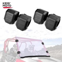ATV 부품 부속 호환 Can-Am Maverick x3 1000 혼다 파이오니어 용 사령관 UTV 앞 유리 창 HD 클램프 cf 모토 Polaris RZR과 가능, 2 PCS