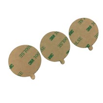 100mm 원형 3M 300LSE 양면 접착 9495LE 테이프 원형 스티커 투명 0.17mm 두께 10개 팩, 분명한, 원형 100mmx10개