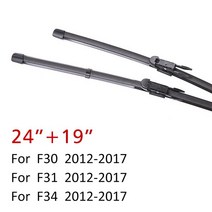 APPDEE 앞 와이퍼 블레이드 BMW 3 시리즈용 자동차 유리 고무 E36 E90 F30 F34 1993-2017 용