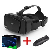 VR 헤드셋 기기 게임 안경 기계 글래스 새로운 vr 샤인콘 g10 가상 현실 3d vr box 스마트폰 헬멧 고글 비디오 for iphone android smart, 컨트롤러가 있는 vr