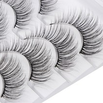 인조속눈썹 부분속눈썹 속눈썹연장모 5 쌍 3d 내츄럴 롱 wispies 크로스 잔인한 눈 확장 수제 메이크업 뷰티 도구, 4dl-010
