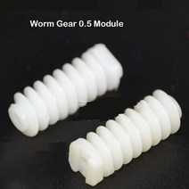 웜기어 베벨기어 톱니바퀴 길게 웜 기어 미니 헬리컬 0.5 모듈러스 직경 6MM 구멍 9MM 셀프 취미 장난감 모, 01 1pcs
