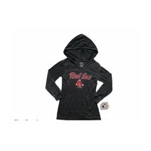 MLB 보스턴 레드삭스Girls 셔츠 후드 Sz Small 6-6x Distressed Gray
