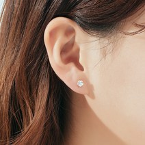 노이드비 14k GOLD 아기꽃 큐빅피어싱 3사이즈 1pcs