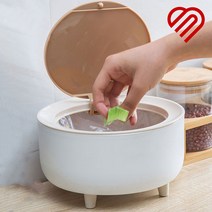 인테리어 휴지통 화장대 원터치 쓰레기통 2L, 단품