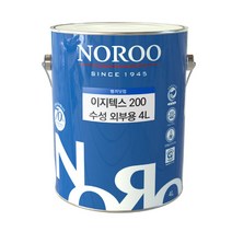 노루페인트 수성 외부용 페인트 이지텍스 200 수성페인트 4L, 화이트, 4000ml, 1개