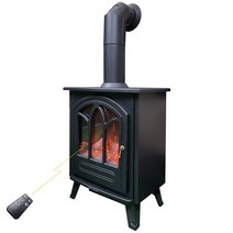 케이벽난로 리마2 프리스탠딩형 전기벽난로 페치카형태 대형, BEF-32BI-STD(연통포함)