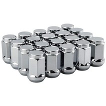 DCVAMOUS 20피스 12x1.5 러그 너트 크롬 19mm 헥스 토요타 혼다 -포드 어큐라 4 5 러그 애프터마켓 휠과 호환 - M12x1.5 튜너 러그 너트 3.5cm(1.3