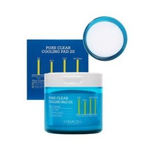 빙하수를 통째로 넣은 특허성분 모공화장품 얼굴피지제거 로하셀 포어클리어 쿨링패드, 4개 / 15% 추가할인