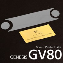 [브레든] 제네시스GV80 튜닝 공조기 지문방지 액정보호필름, GV80_공조기보호필름(2p)