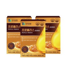 한미양행 프로폴리스 프리미엄 18g, 30정, 3개