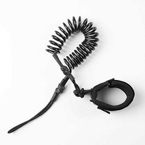 서핑 패들보트 보드 탄성 코일 스탠드 업 패들 다리 로프 발목 끈 10 피트, 1.55mm 10ft leash