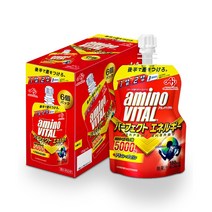 아미노바이탈 퍼펙트에너지젤 5000mg 6P BCAA 운동중 파워젤 필수아미노산 보충제, 1개, 780g
