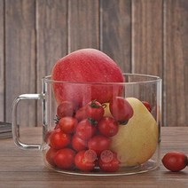 투명 큰컵 유리컵큰거 유리컵라면 유리컵 용기 보관 대용량 다용도 내열유리컵 내열강화유리컵 그릇 130L 라면유리 물컵 일반컵, WD 본상품선택