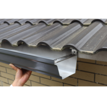 처마물받이 지붕물받이 지붕판넬 빗물받이 알루미늄 거터 비 광장 파이프 합금 빌라 완료 처마 빗물 받이, 알루미늄 합금 8인치 2.0 두께