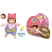 내가 엄마야 아기포포짱 돌봐 도구 붙이 & 포포짱 도구 시리즈 핀 폰& 수다 붙이 2층 갓포포짱집[세트 구입]