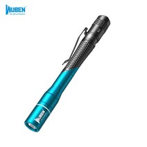 우벤 E19 UV라이트 자외선랜턴 365nm UV랜턴 펜라이트 LED후레쉬 오염 얼룩 검수 청소체크 위폐검사 레진 경화 손전등, 1개